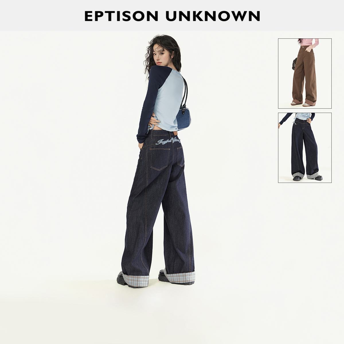 Eptison美式高街休闲牛仔裤