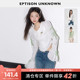 衬衫 女2025秋季 新款 EPTISON长袖 短款 甜美气质清新别致设计感上衣