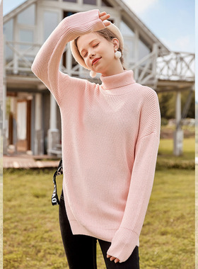 【29.9/件】EPTISON 高领毛衣女慵懒风韩版学生宽松打底衫女