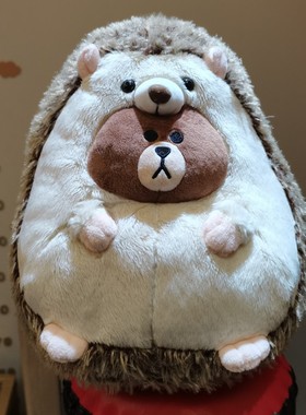 Xline friends刺猬变身款公仔毛绒玩具娃娃生日礼物