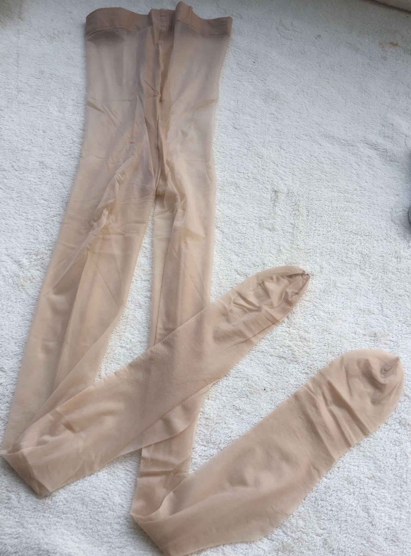 极光系列高腰t裆超薄带脚型丝袜