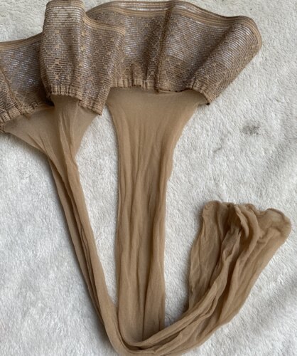 0D蚕丝超薄隐形长筒袜脚尖透明丝袜硅胶防滑高筒袜蕾丝过膝大腿袜