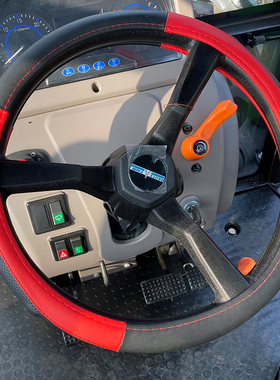 约翰迪尔拖拉机6M2104/6E1504/6B1404/1204真皮方向盘套专用把套