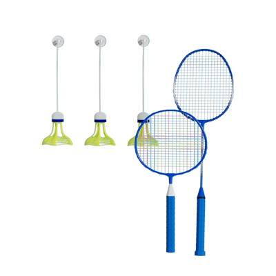 单人羽毛球训练器自动回弹