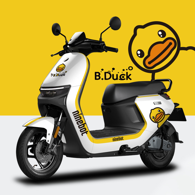 适用九号电动车N系列贴纸个性装饰贴拉花卡通防水防晒仪表膜保护