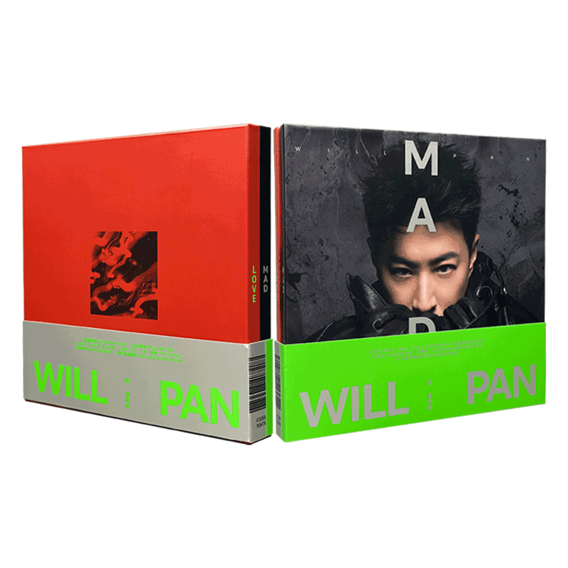 正版 潘玮柏实体新专辑《狂爱》MAD LOVE CD唱片+特典小卡周边