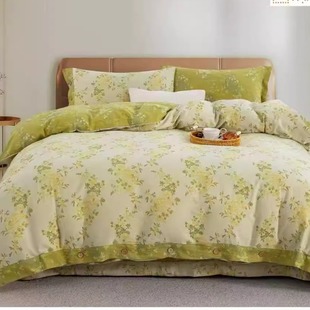 单人加厚秋冬被A类母婴舒适轻盈保暖可水洗 清雅花开 1.5