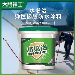 大禹神工水必治房屋屋顶高弹橡胶防水胶水性聚氨脂涂料