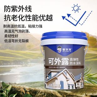 馨享家防水补漏材料屋顶补漏王楼顶房顶裂缝平房防漏水沥青涂料胶