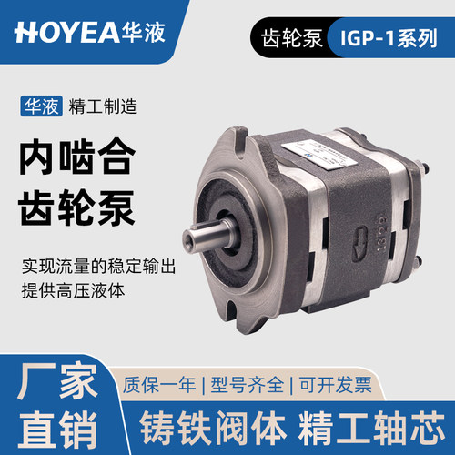 华液注塑机内啮合齿轮液压伺服泵