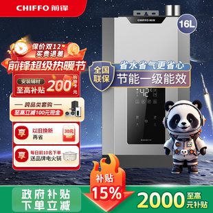 前锋燃气热水器强排冷凝机一级能效节能家用洗澡恒温热水器XND660