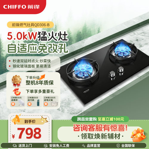 前锋家用厨房猛火灶具QD306