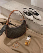 skirt品牌月牙包2025新款 高定 pomegranate 真皮腋下包女