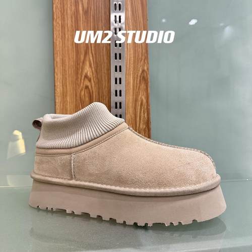 2024新款冬季加绒加厚保暖雪地靴