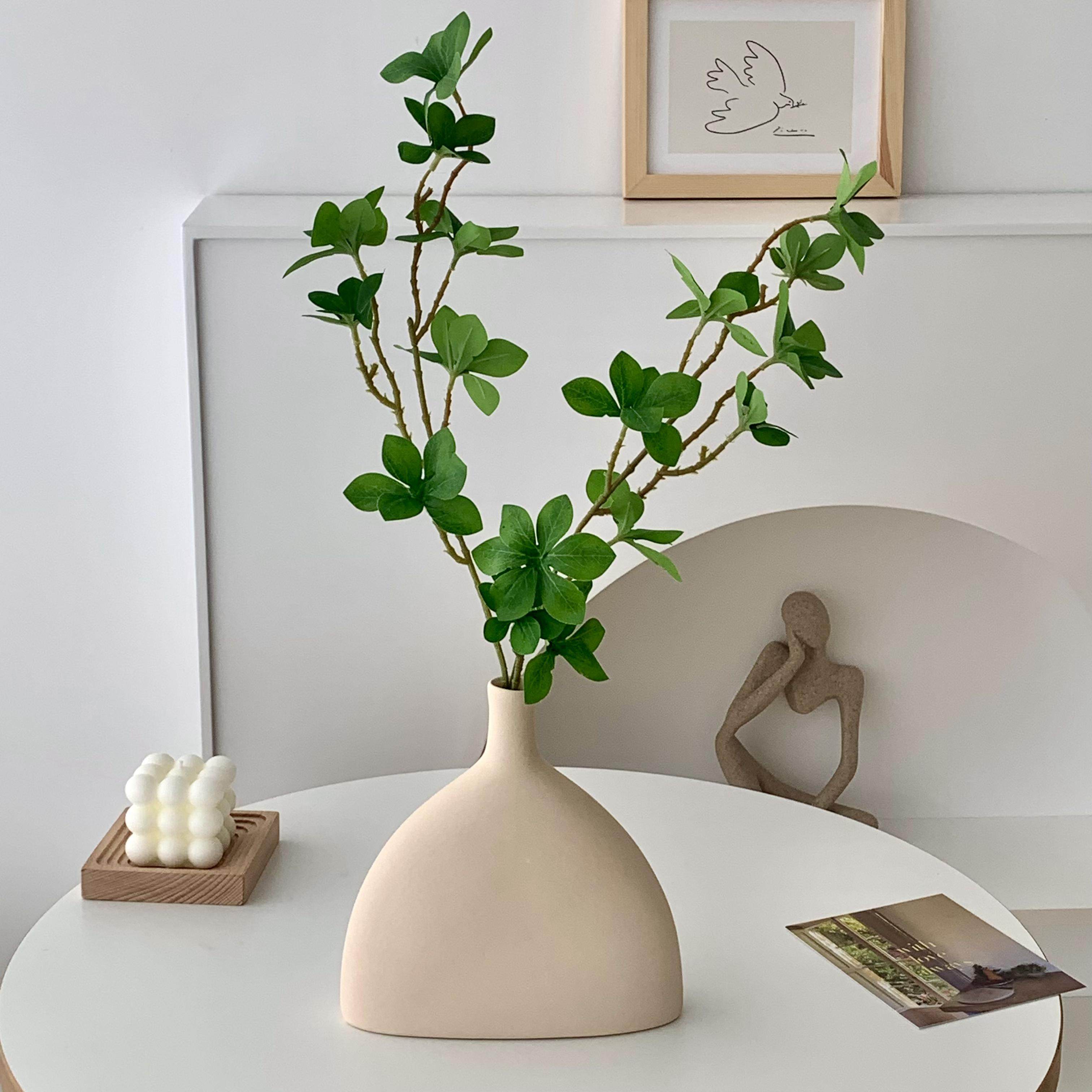 仿真马醉木植物室内客厅造景装饰仿真花吊钟树枝假绿植花瓶摆件