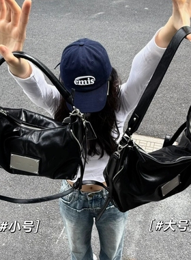 matin kim包包韩国小众侧拉链机车包手提单肩波士顿斜挎包