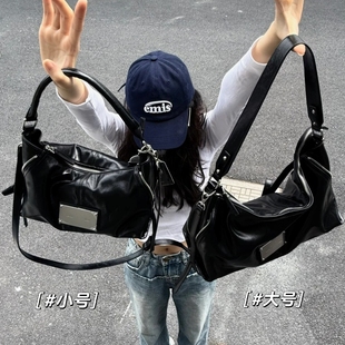 matin kim包包韩国小众侧拉链机车包手提单肩波士顿斜挎包