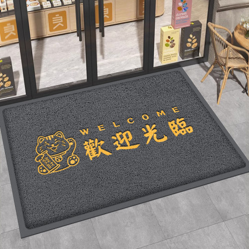 入户门地垫迎宾丝圈地垫定制