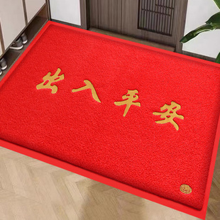 丝圈加厚地毯室内家用出入平安脚垫进门玄关防滑入户门垫定做LOGO