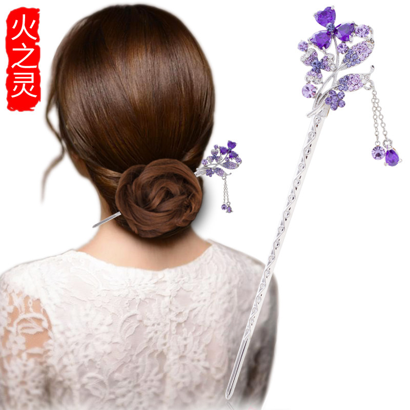 发簪古典宫廷步摇公主流苏古代头饰盘发发饰中国风簪子古风发簪