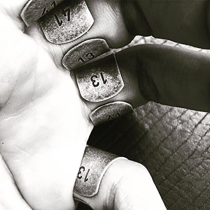 权志龙gd同款戒指1314一生一世