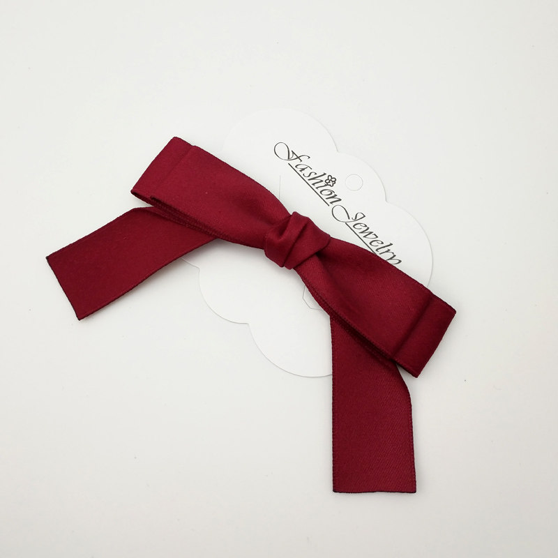 谢梦同款网红发夹布艺少女蝴蝶结