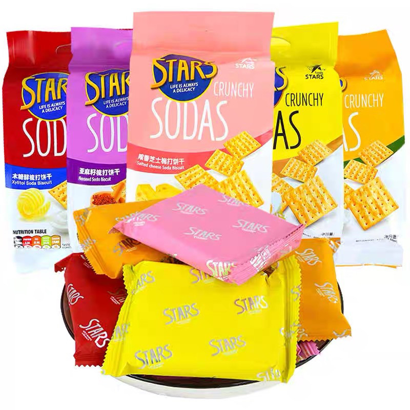 品味本铺奶盐芝麻代餐苏打饼干