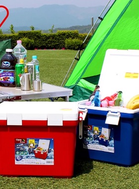 日本爱丽思IRIS 红色保温箱CL-32卧式保温箱配合冰袋效果更佳包邮