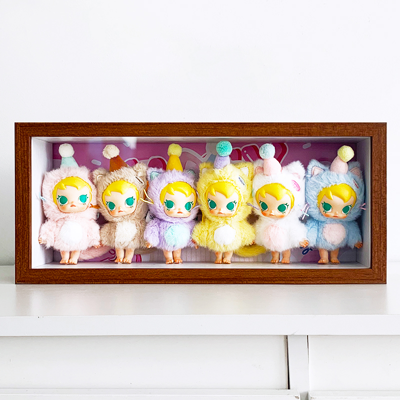 BabyMolly搪胶毛绒挂件展示盒