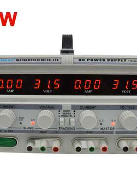 龙威TPR3002-2DF双路电源LED直流稳压数显30V2A线性可调电源