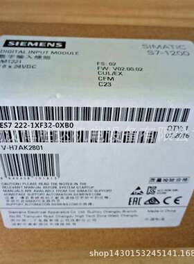 6ES7222-1XF32-0XB0  子数字量输入模块6ES72221XF320XB0