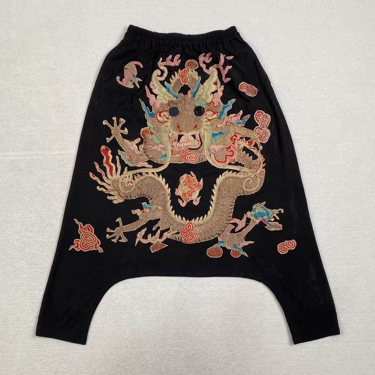 云饰图腾原创新中式国风女装秋季新款重工刺绣百搭时尚休闲大裆裤,女装/女士精品,休闲裤,淘宝优惠券,粉丝福利购,淘宝优惠卷