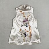 云饰图腾原创新中式 百搭气质马甲 重工刺绣立领无袖 国风女装 新款