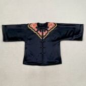 重工刺绣圆领对开百搭气质上衣 新款 云饰图腾原创新中式 国风女装