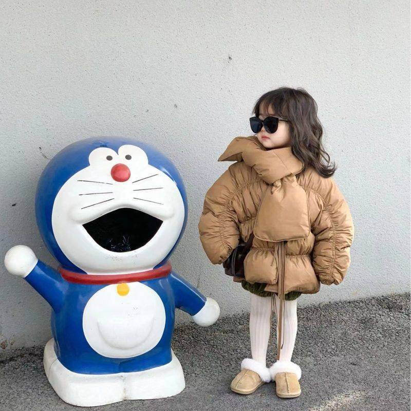 儿童围脖童羽绒服羽绒服加厚女童2024面包冬季韩版外套,童装/婴儿装/亲子装,羽绒服,淘宝优惠券,粉丝福利购,淘宝优惠卷