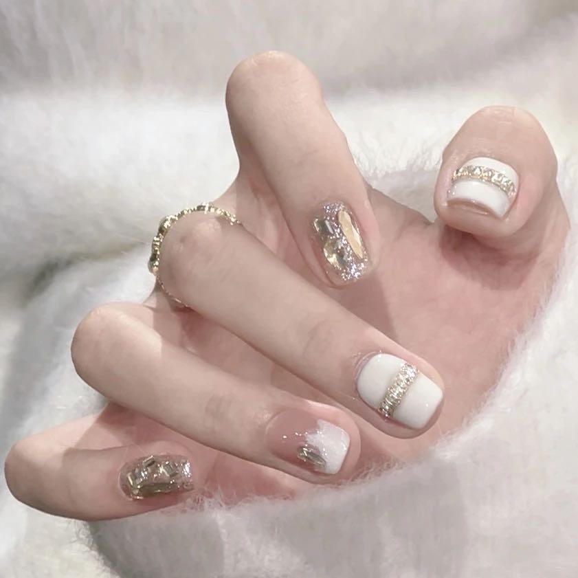 雪花霜华纯手工穿戴甲