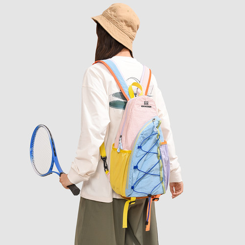 EPSIN多巴胺撞色轻量登山双肩包