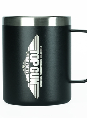 CGY定制topgun 不锈钢双层真空水杯美式咖啡杯茶杯420ml