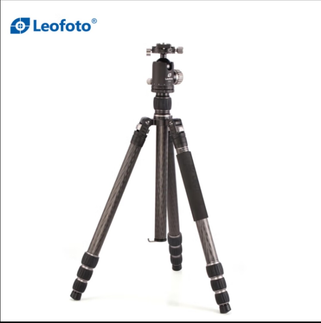 Leofoto/徕图LE-324+CB-46双全景云台碳纤维三脚架反折可拆独脚架
