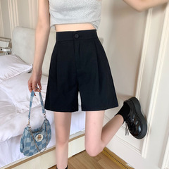 Real price ~ 2021 summer new Korean high waist slim loose wide leg pants casual pants women's pants