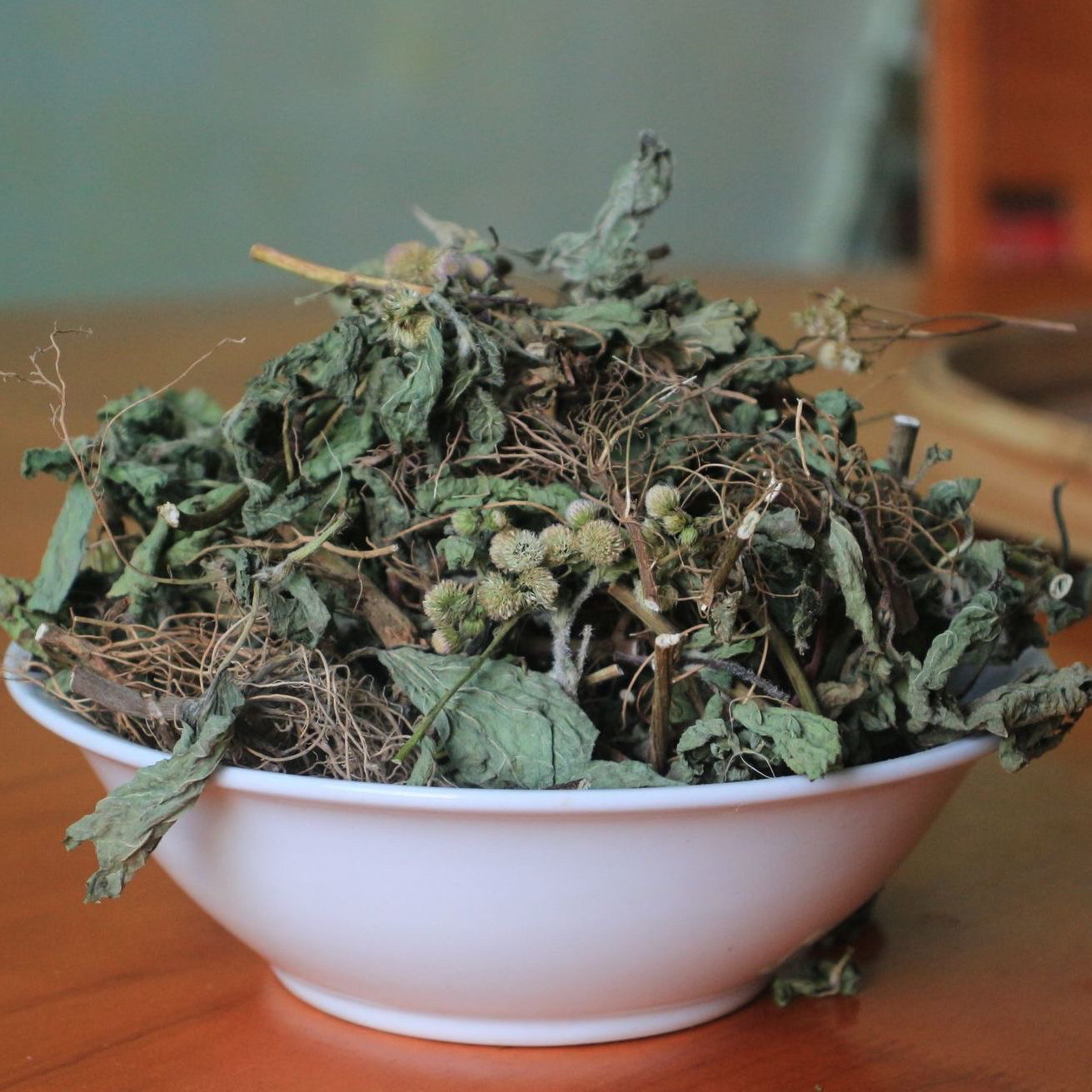 野生白花臭草晒干白花香草清热止血臭草咸虾花草霍香蓟臭花菜中药