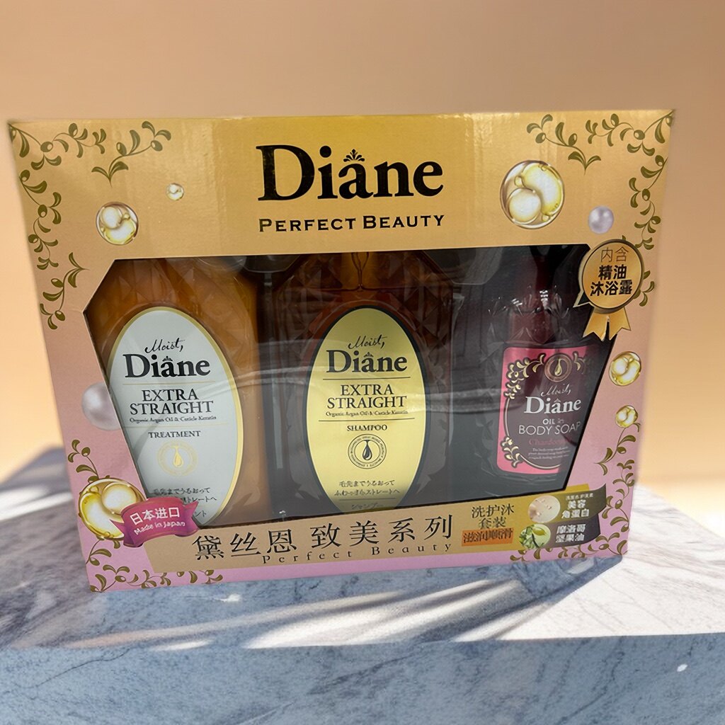 日本diane黛丝恩致美系列洗护套装沐浴露黛恩丝植萃控油滋润