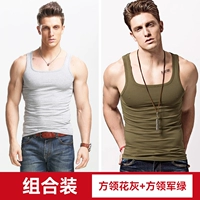 Квадратный лидер цветочный серый + квадратный лидер зеленый