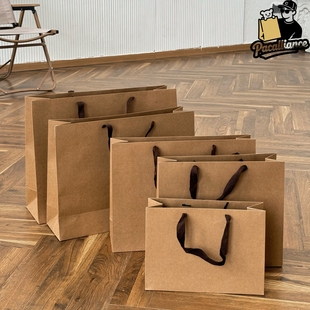 加厚牛皮纸袋手提袋子服装 袋礼品袋礼物袋定制 店大购物袋纸袋包装