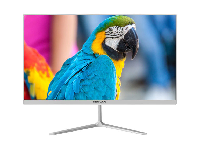 海兰一体机x6 n5095家用办公电脑24英寸屏幕自带双喇叭和wifi上网