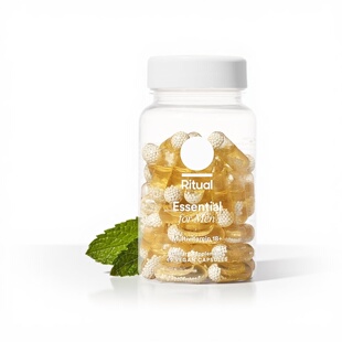 Ritual男士复合维生素18+素食胶囊60粒透明配方薄荷味多维营养