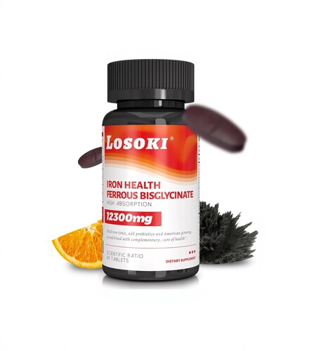 Losoki补铁片女性补气血60粒