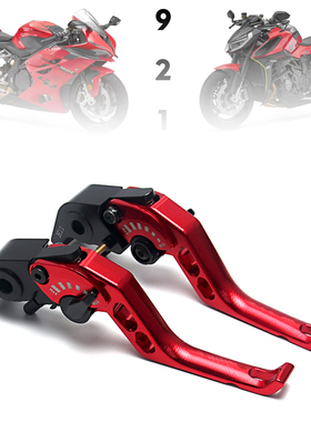 适用钱江追921 塞921/Pro Super921改装铝合金两指竞技刹车牛角杆