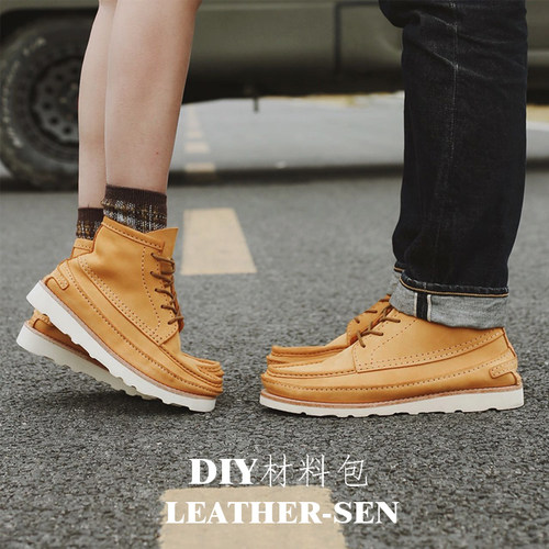 工装靴LEATHER森四季复古