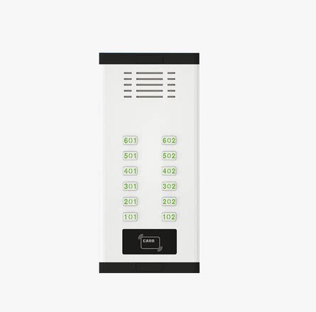家乐福楼宇正品 JLFZ15-6 非可视直按单元主机 门铃 楼宇对讲 N+3图片